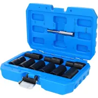 BRILLIANT TOOLS Set di bussole a profilo elicoidale da 1/2" 10 pz. 10 - 19mm - BT026000