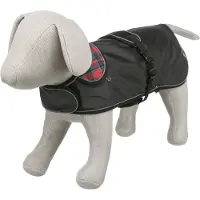 Trixie Cappotto HERMY 2in1, taglia bassotto, S: 33 cm, nero/rosso