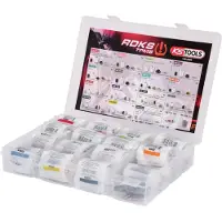 Ks Tools Set di manutenzione TPMS / TPKS per sistemi di monitoraggio della pressione degli pneumatici 142 pezzi - 149.0200