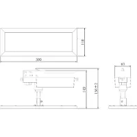 Deko-light Pannello LED TRACK LIGHT, bianco, trifase, 4.000 K, on/off