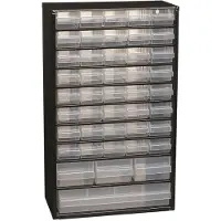 Raaco 44 cassettiere in metallo con 10 divisori
