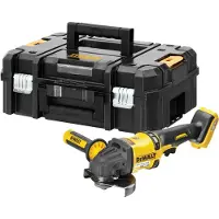 DeWalt DCG418NT-XJ - Smerigliatrice angolare a batteria da 54V FlexVolt, diametro disco 125mm, senza batteria, sistema TSTAK