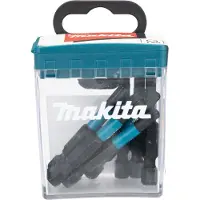 Makita E-12435 Impact Black T25-50 E-Form Flip Top Case 10 pezzi
