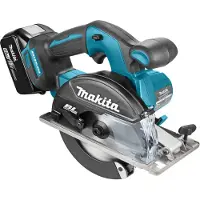 Makita Sega circolare a batteria DCS551RTJ Tensione 18 V Capacità 5 Ah Diametro lama 150 mm Profondità di taglio 0 gradi 57,5 mm Numero di giri 3900 1/min Foro 20 mm