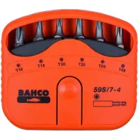 Bahco Set Di Punte Da 1/4´´ Per Viti Torx 22 Mmx65 Mmx75 Mm 7 Unità