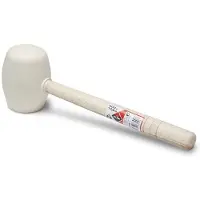 Rubi Mazzuolo in gomma, bianco 750g 66907