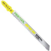 Festool Lama per seghetto alternativo , taglio fine legno HS 75/2,5 BI/5 - Successore: 204256