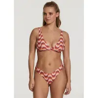 Shiwi Ladies Amy Bikini Set Groovy Wave Frozen Choco Brown Taglia: 44 | Bikini Outlet | Donna | Marrone
