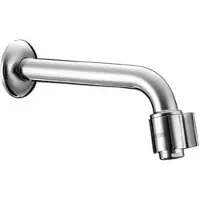 Hansa Nova Wandarmatur Chrom 186 mm mit Flügelgriff, 6 l/min Luftsprudler