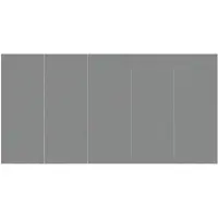 vidaXL Panno per piscine grigio chiaro 550x280 cm geotessile in poliestere
