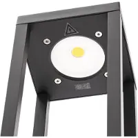 LUCANDE lampione a LED Carlota, antracite, 65 cm, metallo