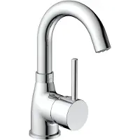 Eisl miscelatore per lavabo FUTURA a bassa pressione, miscelatore per bagno con funzione di risparmio energetico Cold Start, cromo