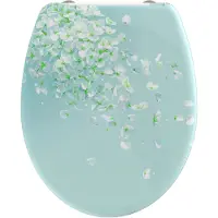 Schutte Sedile WC SCHÜTTE FLOWER IN THE WIND, sedile WC in duroplast con chiusura morbida e sgancio rapido, sedile WC