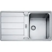 Franke Slimtop HYDROS HDX 214 dřez s tlačítkovým ventilem / od 45 cm podstavce / Slimtop / pod omítku