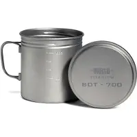 Vargo Bot Bottle Pot Titan 0,7 Pentola (0,7 l, grigio)