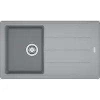 Franke Maris basic lavello da incasso Fragranit lavello BFG 611-86 Pietra grigia Manopola rotante da 45 cm 114.0336.936