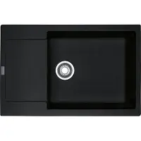 Franke Maris lavello da incasso Fragranit lavello MRG 611-78 XL Onyx pulsante in acciaio inox da 60 cm 114.0476.149