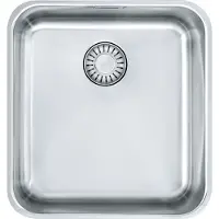 Franke Mythos lavello sottopiano Lavello in acciaio inox EOX 110-36 Button in acciaio inox da 40 cm 122.0477.876