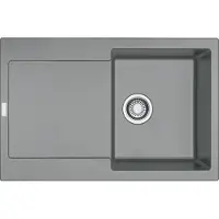 Franke Maris lavello da incasso Fragranit lavello MRG 611-78 Stone Grey Pulsante in acciaio inox da 45 cm 114.0477.487