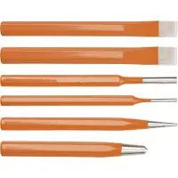 Neo Tools Set di punte, scalpelli e punzoni, 6 pezzi.
