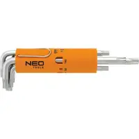 Neo Tools topex 09-514 chiavi torx t10-t5050 lunghe con sfera 8 pezzi a ds