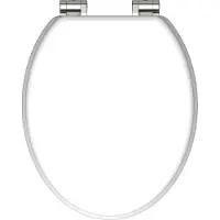 Schutte Sedile per WC SCHÜTTE con anima in legno WHITE, con chiusura soft-close