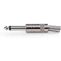 Nedis Connettore Audio Dritto Maschio Nichelato A Saldare 6.35 Mm 25 Unità