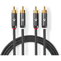 Ginza.se Cavo Audio Stereo Catb24200gy10 2x Rca M-2x Rca M Placcato Oro 1 M
