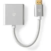 Ginza.se Adattatore Vga Femmina A Hdmi Maschio Dritto In Alluminio Oro