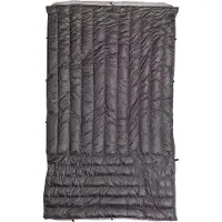 Cocoon Top Quilt Down Blanket Coperta (210 x 135 cm, grigio)