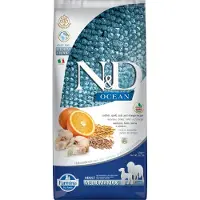 Farmina N&D 12kg Adult Medium/Maxi Kabeljau, Dinkel, Hafer & Orange
