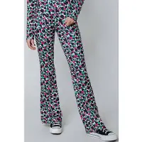 Colourful Rebel Cute Flower Peached Extra Flare Pants Multicolor Taglia: S | Pantaloni Outlet | Donna | Arancia