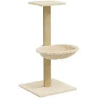 vidaXL Albero tiragraffi con tiragraffi in sisal 74 cm Albero da arrampicata Albero da gioco per gatti