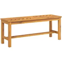 vidaXL Panchina da giardino 110 cm in legno massiccio di acacia
