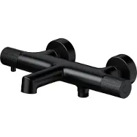 Cersanit Miscelatore Termostatico Per Vasca Da Bagno A Parete Zen Di , Nero (S951-566)
