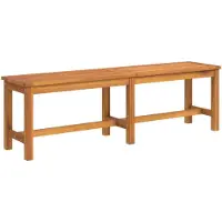 vidaXL Panchina da giardino 150x35x45 cm in legno massiccio di acacia