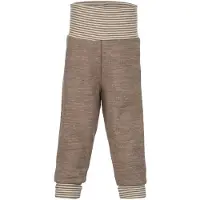 Engel Long Baby Trousers with Navel Waistband Pantaloni in pile Bambini (50/56, marrone)