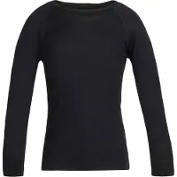 Icebreaker Kids 200 Oasis L/S Crewe Intimo lana merinos Bambini (152, nero)