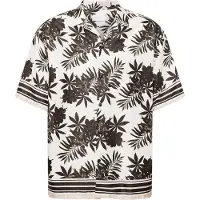 Topman Camicia nero / bianco