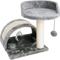 Pawise Albero per gatti con piattaforma e ponte