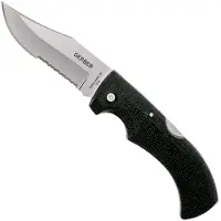 Gerber Gator 06079 clip point, coltello da tasca seghettato