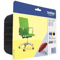 Brother Cartuccia stampante LC-229XLVALBP - 4 colori Capacità extra-elevata Multipack