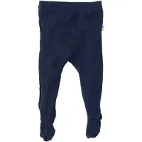 Joha Kid's Leggings with Foot Intimo lana merinos Bambini (90, blu)