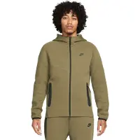 Nike Felpa Leggera Cappuccio Zip Uomo Tech Fleece Full-zip Windrunner Hoodie Medium Olive/black