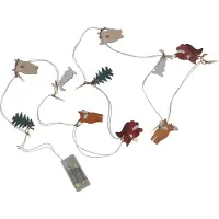 Star Trading , Forest Friends, catena decorativa leggera, multicolore, IP20, 6 ore (funzionamento), 18 ore (autonomia), 10 lampadine