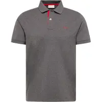 Gant per uomo. 2062026 Polo in piqué grigio a contrasto (XL), Casual, Cotone, Manica corta