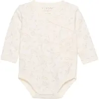 Fixoni Tutina / body per bambino sabbia / marrone / cachi / bianco