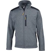 Fjällräven Buck Fleece Giacca in pile Uomo (XXL, grigio/olivia)