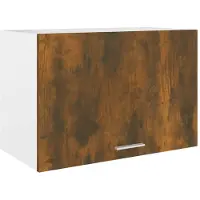 vidaXL Pensile in rovere fumé 60x31x40 cm materiale a base di legno