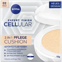 Nivea Hyaluron Cellular Filler 3 in 1 Care Cushion SPF15 Medium 15 g — Fondotinta Cushion